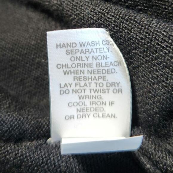 J.Jill Large Petite $89 Embellished Black Viscose Wool Blend Open Cardigan - Picture 7 of 9